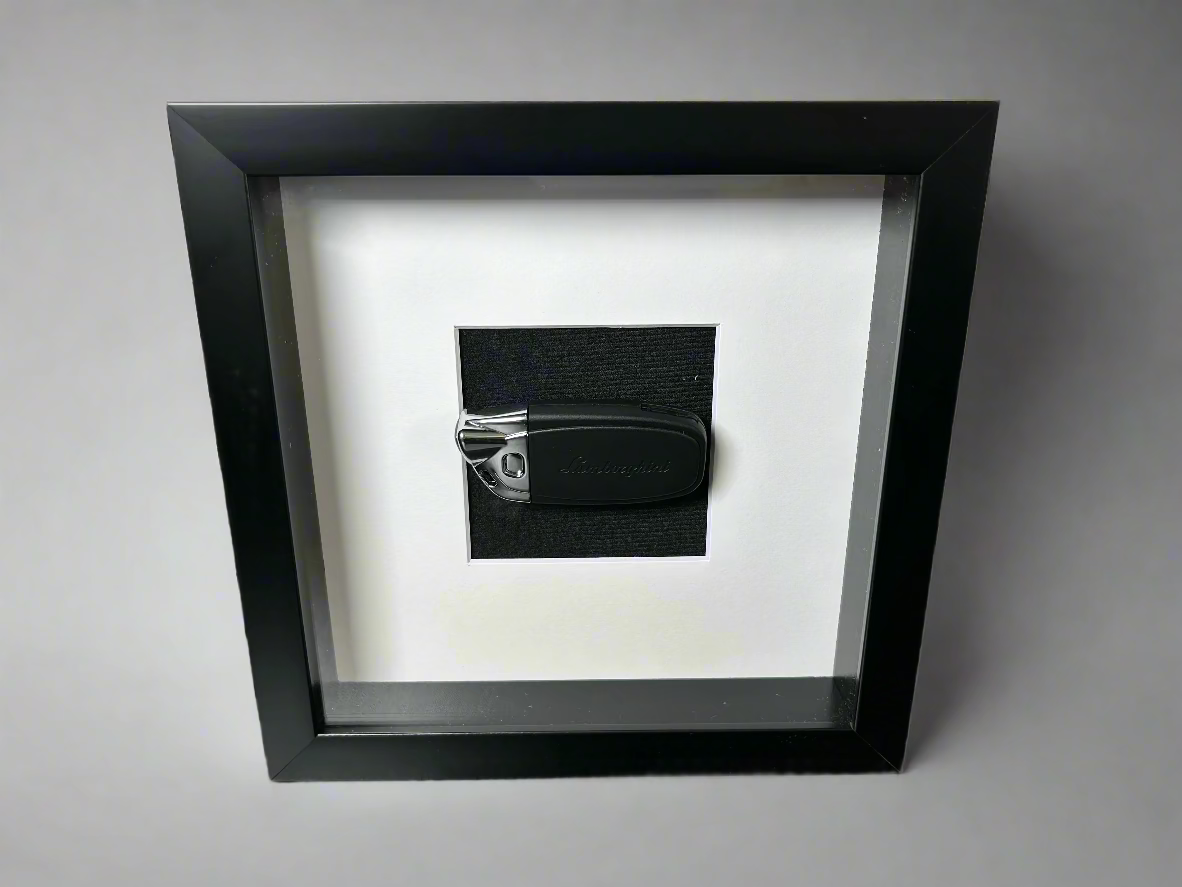 Lamborghini Key Decoration Framed